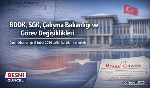 Cumhurbaşkanlığı Yeni Atama Kararlarını Yayımladı