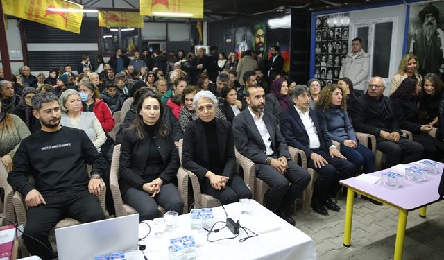 DEM Parti Eş Genel Başkanı Hatimoğulları, Adıyaman'da anma etkinliğine katıldı