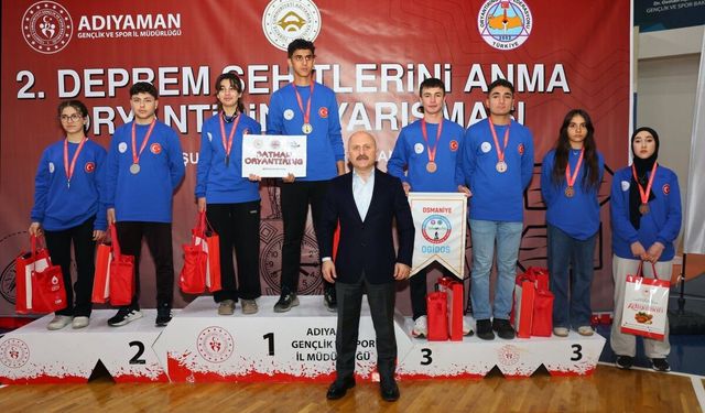 Adıyaman’da Anlamlı Oryantiring Yarışı