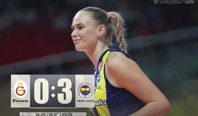 Fenerbahçe Derbide Gövde Gösterisi: Galatasaray’a 3-0