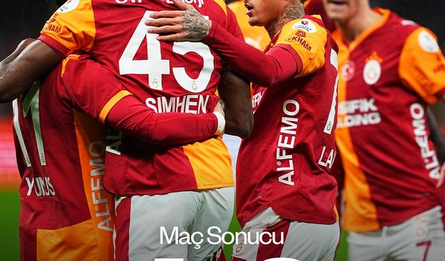 Galatasaray, RAMS Park'ta Kayserispor'u 4-0 Mağlup Etti