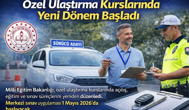 Özel Ulaştırma Kurslarında Yeni Dönem Başladı