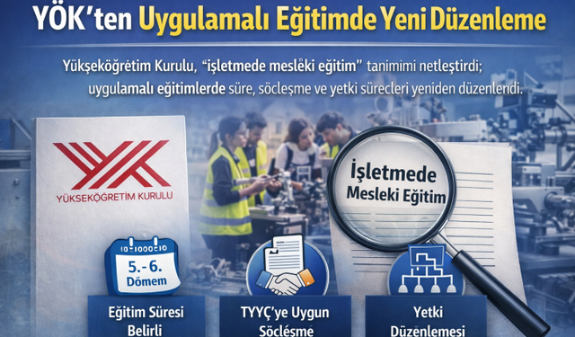 YÖK’ten Uygulamalı Eğitimde Yeni Düzenleme