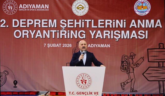 Deprem Şehitleri İçin Oryantiringte Anlamlı Tören