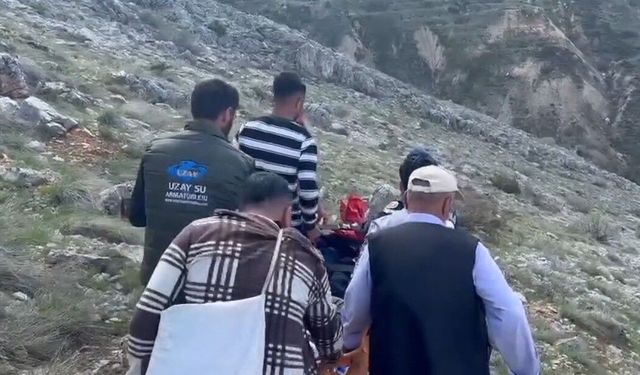 Adıyaman Çelikhan’da yaralı vatandaş ekiplerce kurtarıldı