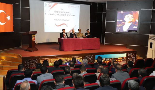 Cizre'de okul güvenliği toplantısı düzenlendi
