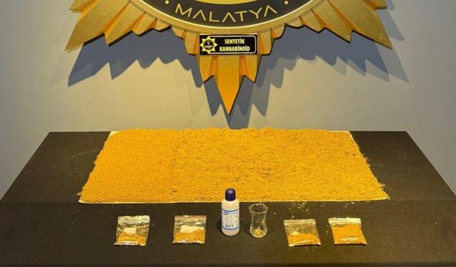 Malatya'da narkotik operasyonu: 1 kişi gözaltına alındı