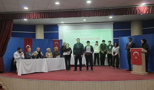 Sincik’te Kur’an Okuma Yarışması Düzenlendi