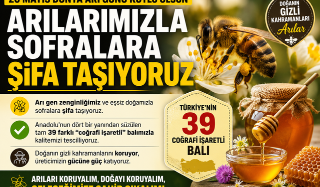 20 Mayıs Dünya Arı Günü Kutlandı