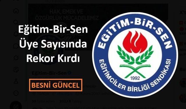 Eğitim-Bir-Sen Üye Sayısında Rekor Kırdı