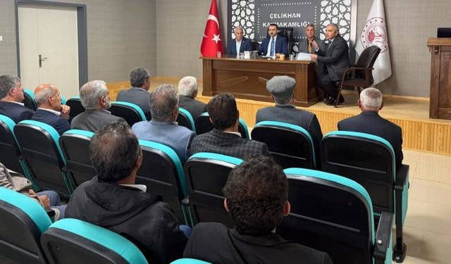 Çelikhan’da 2026 Hizmet Planlaması Görüşüldü