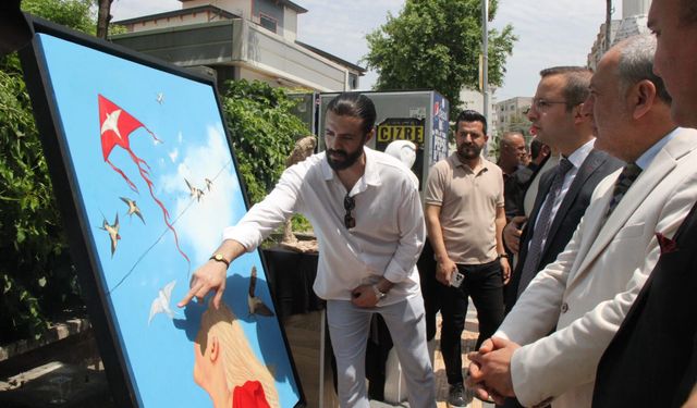 Cizre’de Yıl Sonu Resim Sergisi Açıldı