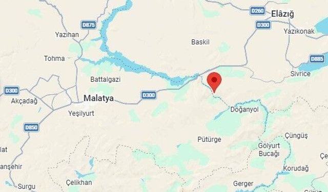 Elazığ’da 3.9 Büyüklüğünde Deprem