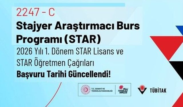 TÜBİTAK STAR Başvurularında Süre Uzatıldı