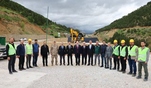 Vali Küçük Çat Barajı Projesini İnceledi
