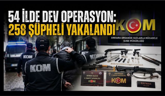 54 İlde Sosyal Medya Suçlarına Büyük Operasyon