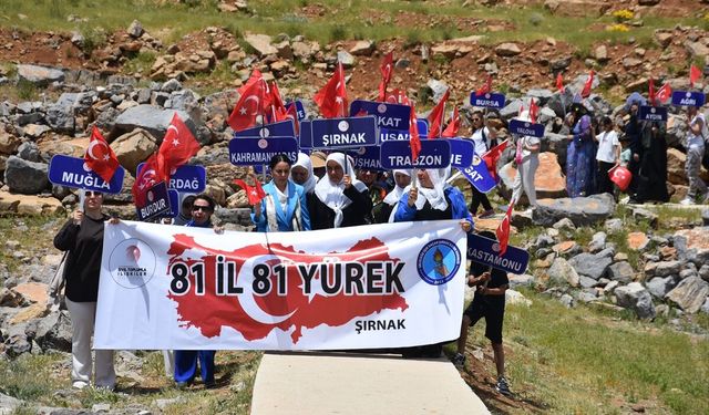 81 İlden Şehit ve Gazi Aileleri Cudi'de Bir Arada