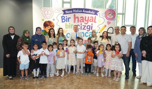 Adıyaman'da Miniklerin Çizimleri Oyuncuğa Dönüştü
