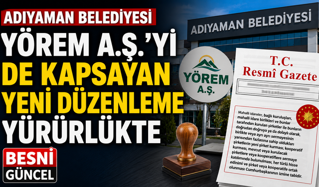 Belediye Şirketleşmelerinde Cumhurbaşkanı Onayı Dönemi