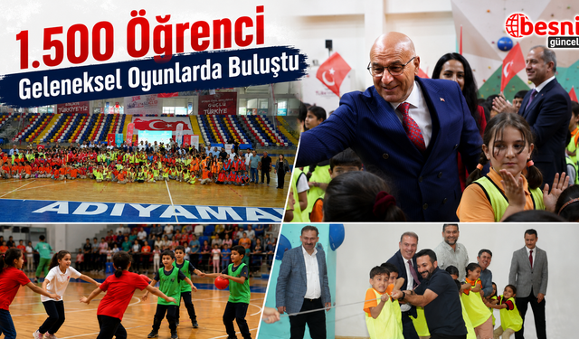 Adıyaman’da Geleneksel Çocuk Oyunları Şenliği Coşkusu