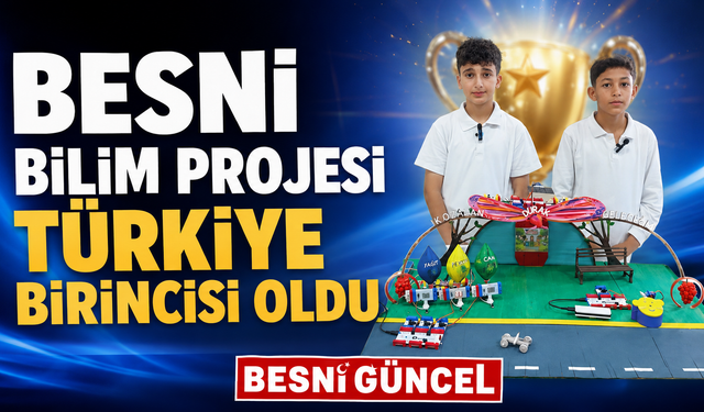 Besnili Öğrencilerden Türkiye Birinciliği