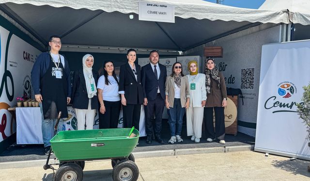 Cemre Vakfı, Sıfır Atık Festivali'nde çocuklar ve gençlerle buluştu