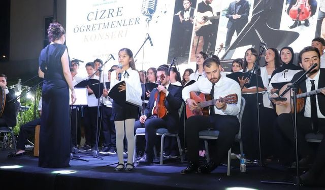 Cizre'de Öğretmen ve Öğrenci Konseri