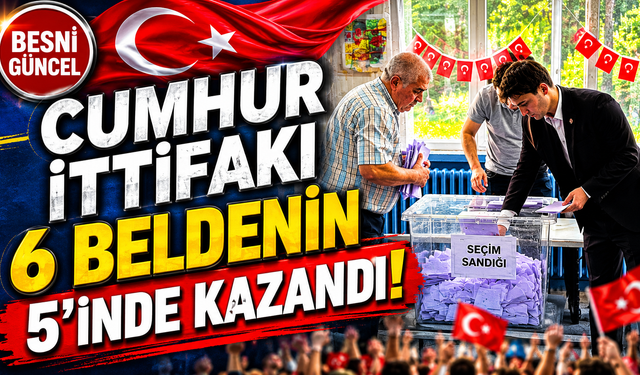 Cumhur İttifakı 5 Beldede Zaferle Çıktı