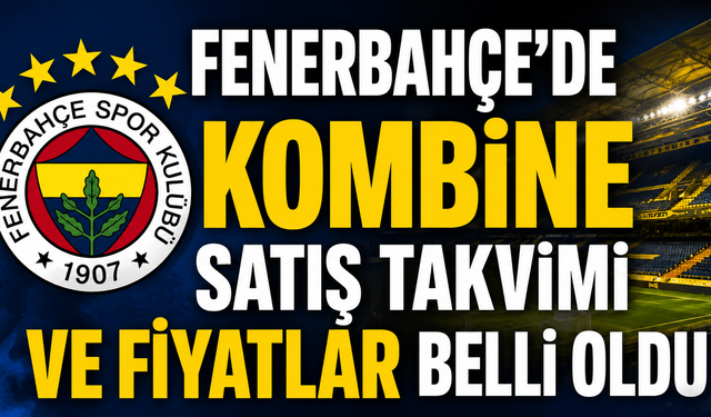 Fenerbahçe, 2026-2027 Kombine Tarifesini Duyurdu