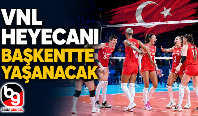 Filenin Sultanları Ankara'da VNL İçin Parkeye Çıkıyor