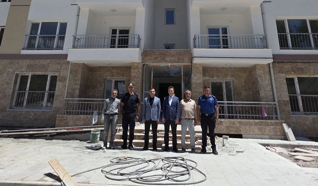 Gölbaşı'nda Adliye Lojmanları İncelendi