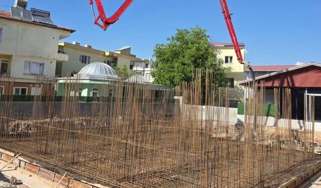 Gölbaşı'nda Erek Baba Camii'nin Temeli Atıldı