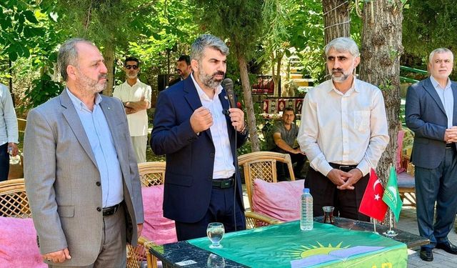 HÜDA PAR Milletvekili Dinç, Çermik'te halkı dinledi