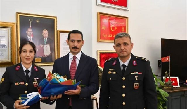 Kaymakam Soylu'dan Jandarmaya Kuruluş Yıl Dönümü Kutlaması