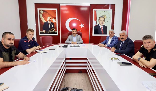Kahta'da Orman Yangınları İçin Tedbirler Masaya Yatırıldı