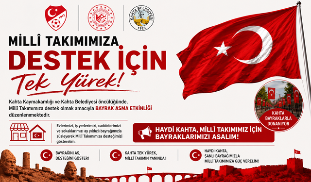 Kahta Kırmızı Beyaza Bürünüyor..