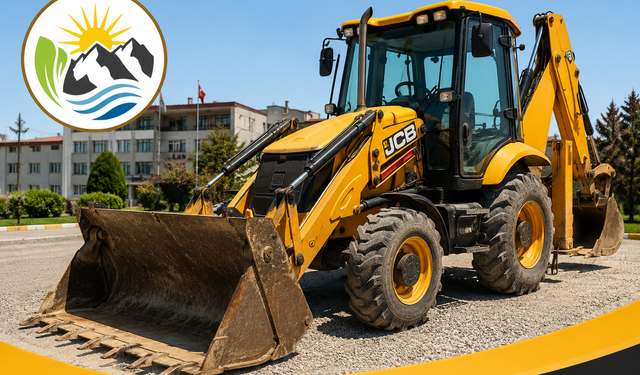 Kömür Belediyesi'nden Kepçe Satış İlanı