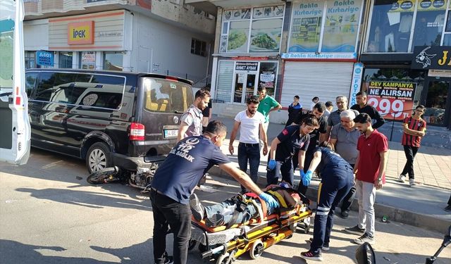 Mardin Midyat'ta Motosiklet Kazası: Sürücü Yaralandı