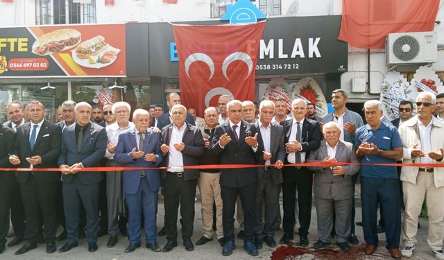 Kahta MHP Coşkulu Törenle Yeni Hizmet Binasını Açtı