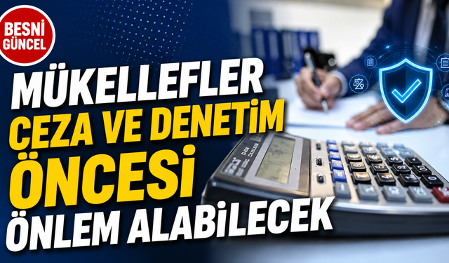 Vergi Denetiminden Önce Riskleri Gösteren Sistem