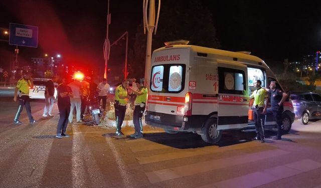 Siirt'te otomobil-motosiklet kazası: 1 yaralı