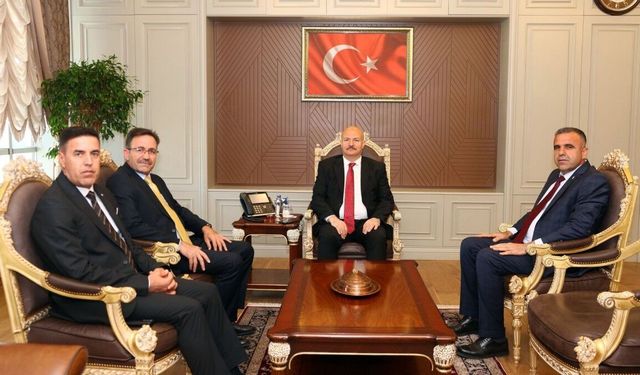 Başkan Korkut'tan Vali Küçük'e hayırlı olsun ziyareti