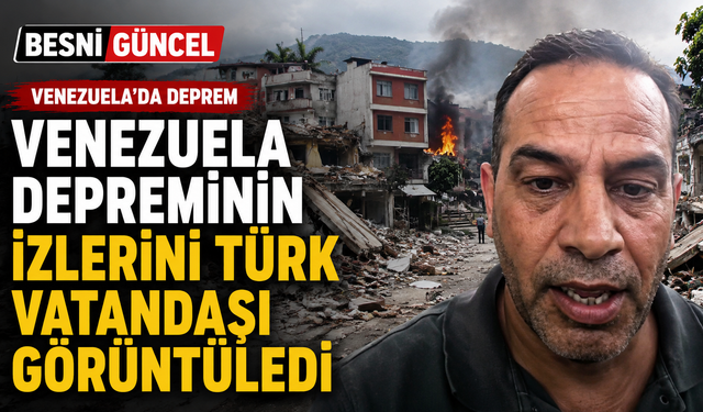 Venezuela’da Depremde Yıkımı Türk Vatandaşı Fotoğrafladı