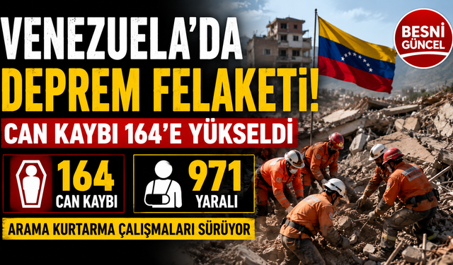 Venezuela'da Deprem Bilançosu Ağırlaştı