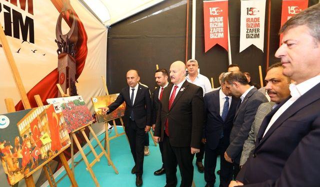 Adıyaman'da 15 Temmuz Ruhu Anma Çadırında Yaşatılıyor