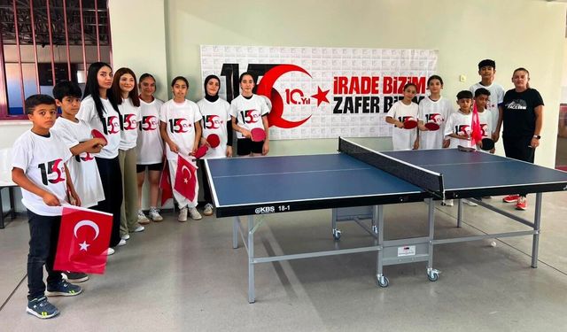 Besni'de 15 Temmuz Ruhu Spor ve Bilgiyle Yaşatıldı