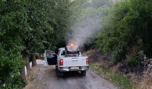 Çelikhan Köylerinde Haşereyle Mücadele Sürüyor