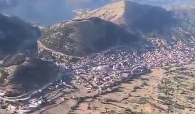 Çelikhan'ın güzellikleri gökyüzünden görüntülendi