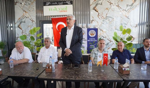 Kahta Belediyesi’nin projeleri basınla paylaşıldı