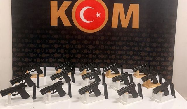 Mardin'de 18 ruhsatsız tabanca ele geçirildi